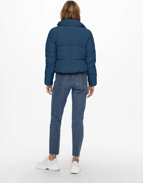 Only Jas Onldolly Short Puffer Jacket Otw No 15205371 Dark Denim Dames Maat - L 5 Only Jas Onldolly Short Puffer Jacket Otw No 15205371 Dark Denim Dames Maat - L - Afbeelding 5