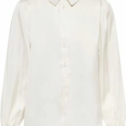 ONLY ONLZORA LS PUFF SHIRT NOOS WVN Dames Shirt - Maat L