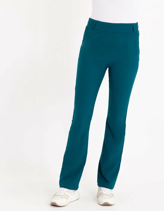 Blauwe Broek/Pantalon Van Je M'appelle - Dames - Travelstof - Maat 2XL - 7 Maten Beschikbaar 3 Blauwe Broek/Pantalon Van Je M'appelle - Dames - Travelstof - Maat 2XL - 7 Maten Beschikbaar - Afbeelding 3