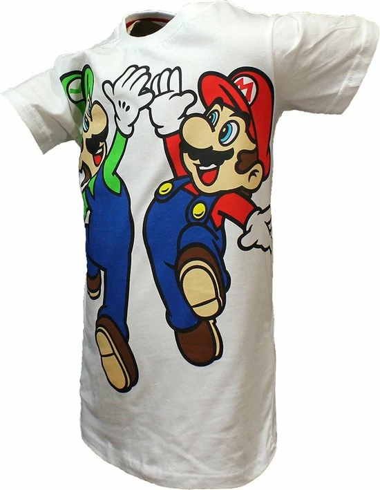 Super Mario - Mario & Luigi Boy S T-shirt 2 Super Mario - Mario & Luigi Boy S T-shirt - Afbeelding 2