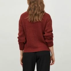 VILA VIOA L/S HIGH-NECK KNIT TOP - NOOS Dames Trui - Maat XS -Dameskleding Verkoop 550x710 12
