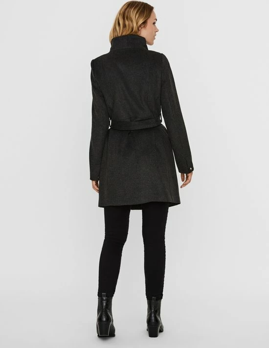 VERO MODA VMTWODOPE BELT 3/4 WOOL JACKET GA NOOS Dames Jas - Maat XS 6 VERO MODA VMTWODOPE BELT 3/4 WOOL JACKET GA NOOS Dames Jas - Maat XS - Afbeelding 6