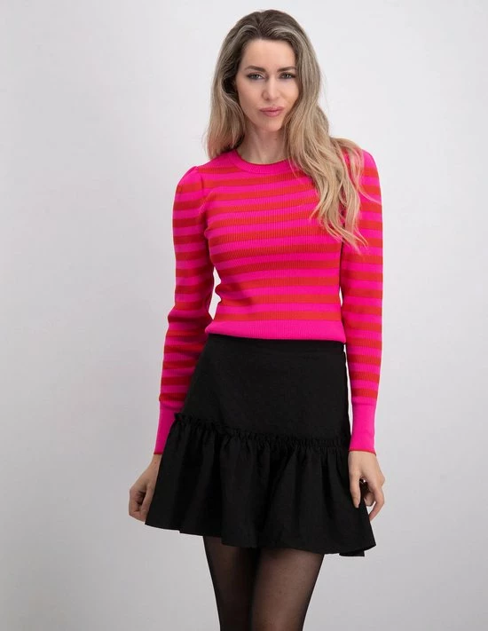 Only Trui Onlsally L/s Puff Pullover Knt Noos 15251029 Fuchsia Pink/small High Dames Maat - M 3 Only Trui Onlsally L/s Puff Pullover Knt Noos 15251029 Fuchsia Pink/small High Dames Maat - M - Afbeelding 3