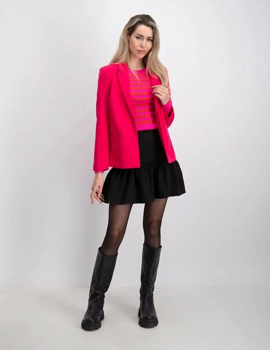 Only Trui Onlsally L/s Puff Pullover Knt Noos 15251029 Fuchsia Pink/small High Dames Maat - M 4 Only Trui Onlsally L/s Puff Pullover Knt Noos 15251029 Fuchsia Pink/small High Dames Maat - M - Afbeelding 4