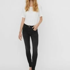 Vero Moda VEO MODA VMLUX MR SLIM JEANS RI101 NOOS Dames Jeans - Maat S -Dameskleding Verkoop 550x712 16