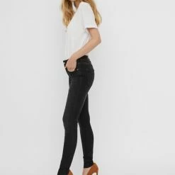 Vero Moda VEO MODA VMLUX MR SLIM JEANS RI101 NOOS Dames Jeans - Maat S -Dameskleding Verkoop 550x712 17