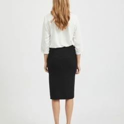 VILA VIRIL PENCIL HW KNIT SKIRT - NOOS Dames Rok - Maat S -Dameskleding Verkoop 550x712 5