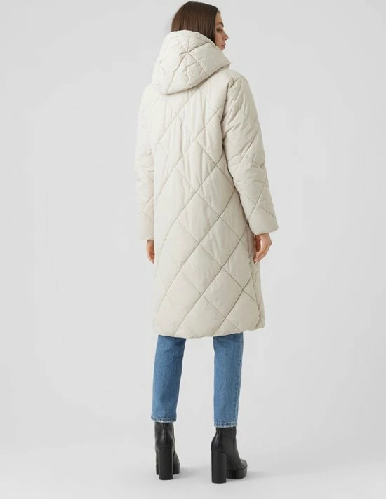 Vero Moda Jas Vmadelaloa Long Coat Ga Boos 10267606 Oatmeal Dames Maat - XS 7 Vero Moda Jas Vmadelaloa Long Coat Ga Boos 10267606 Oatmeal Dames Maat - XS - Afbeelding 7