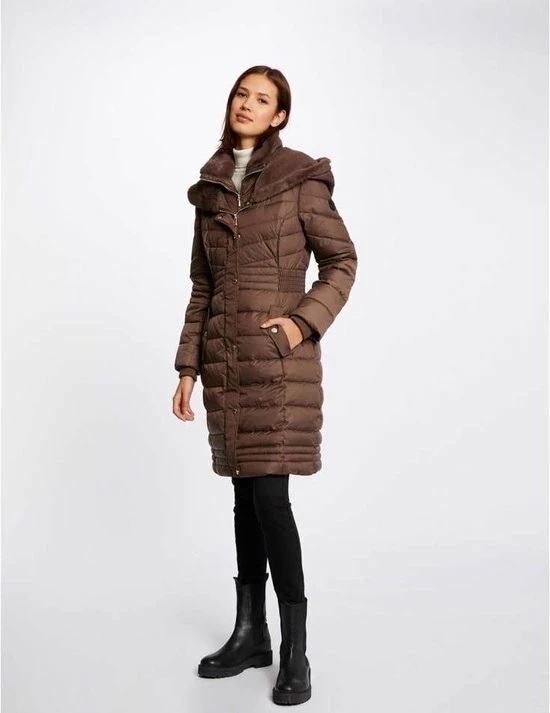 Sam Denim Gewatteerde Jas Met Capuchon Giller "Color: Choco","Size: 34" 4 Sam Denim Gewatteerde Jas Met Capuchon Giller "Color: Choco","Size: 34" - Afbeelding 4