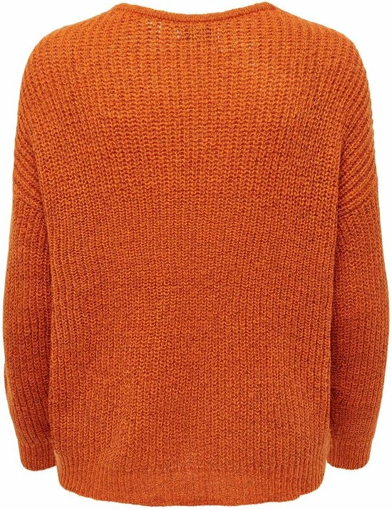 Jacqueline De Yong Trui Jdynew Megan L/s Pullover Knt Noos 15208245 Burnt Orange Dames Maat - XL 3 Jacqueline De Yong Trui Jdynew Megan L/s Pullover Knt Noos 15208245 Burnt Orange Dames Maat - XL - Afbeelding 3