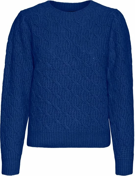 Vero Moda Trui Vmlola Ls O-neck Blouse Ga Boo 10268108 Sodalite Blue/w Melange Dames Maat - L 1 Vero Moda Trui Vmlola Ls O-neck Blouse Ga Boo 10268108 Sodalite Blue/w Melange Dames Maat - L