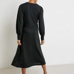 TAIFUN Dames Midi-jurk Met Glittereffect Schwarz-38 9 TAIFUN Dames Midi-jurk Met Glittereffect Schwarz-38 -Dameskleding Verkoop 550x715 2