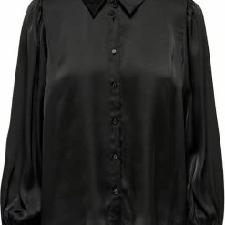 ONLY ONLZORA LS PUFF SHIRT NOOS WVN Dames Shirt - Maat S