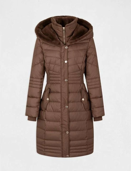 Sam Denim Gewatteerde Jas Met Capuchon Giller "Color: Choco","Size: 34" 2 Sam Denim Gewatteerde Jas Met Capuchon Giller "Color: Choco","Size: 34" - Afbeelding 2