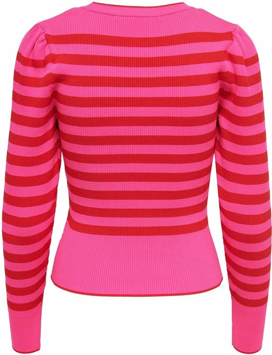 Only Trui Onlsally L/s Puff Pullover Knt Noos 15251029 Fuchsia Pink/small High Dames Maat - M 2 Only Trui Onlsally L/s Puff Pullover Knt Noos 15251029 Fuchsia Pink/small High Dames Maat - M - Afbeelding 2