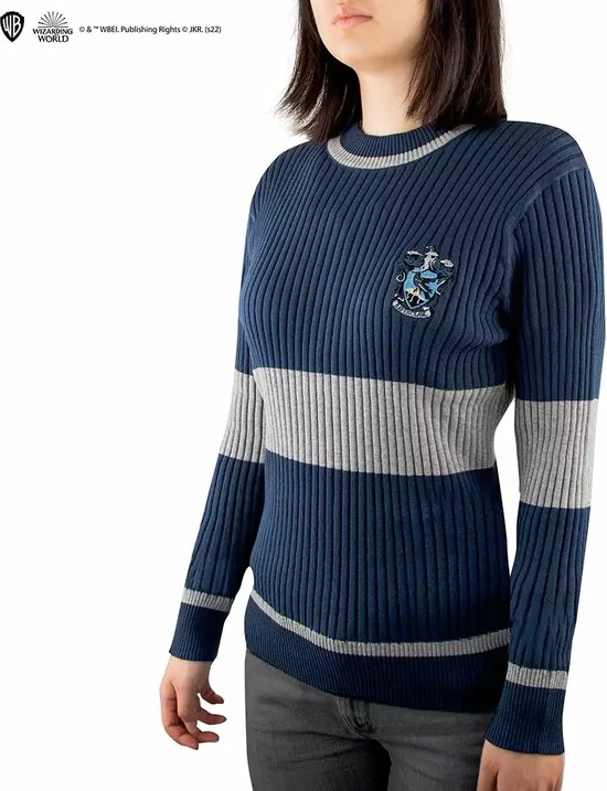 Cinereplicas Harry Potter - Ravenclaw / Ravenklauw Quidditch Sweater / Zwerkbal Trui / Trui-S 2 Cinereplicas Harry Potter - Ravenclaw / Ravenklauw Quidditch Sweater / Zwerkbal Trui / Trui-S - Afbeelding 2