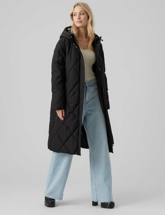 VERO MODA VMADELALOA LONG COAT GA BOOS Dames Jas - Maat S 6 VERO MODA VMADELALOA LONG COAT GA BOOS Dames Jas - Maat S - Afbeelding 6
