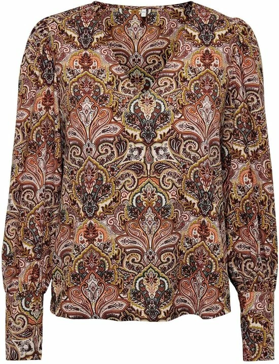 Jacqueline De Yong Blouse Jdymaxine L/s Top Wvn 15270304 Brown Patina/cordovan Dames Maat - XL 2 Jacqueline De Yong Blouse Jdymaxine L/s Top Wvn 15270304 Brown Patina/cordovan Dames Maat - XL - Afbeelding 2