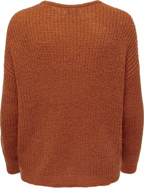 Jacqueline De Yong Trui Jdynew Megan L/s Pullover Knt Noos 15208245 Burnt Orange Dames Maat - XL 2 Jacqueline De Yong Trui Jdynew Megan L/s Pullover Knt Noos 15208245 Burnt Orange Dames Maat - XL - Afbeelding 2