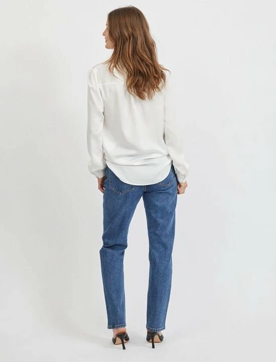 VILA VIELLETTE SATIN L/S SHIRT/SU - NOOS Dames Top - Maat 40 15 VILA VIELLETTE SATIN L/S SHIRT/SU - NOOS Dames Top - Maat 40 - Afbeelding 15