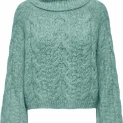 ONLY ONLNEW CHUNKY L/S COWLNECK PULLOVER KNT Dames Trui - Maat M