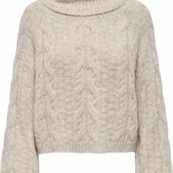 ONLY ONLNEW CHUNKY L/S COWLNECK PULLOVER KNT Dames Trui - Maat M
