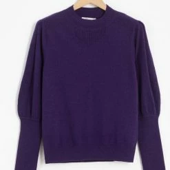 Sissy Boy Sissy-Boy - Paarse Fijngebreide Trui -Dameskleding Verkoop 550x726 6