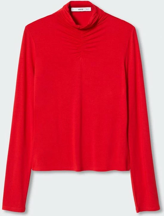 Mango T-shirt T Shirt Met Gesmokt Detail 37003851 70 Dames Maat - XXL 3 Mango T-shirt T Shirt Met Gesmokt Detail 37003851 70 Dames Maat - XXL - Afbeelding 3