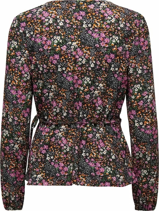 ONLY ONLOVA L/S WRAP TOP JRS Dames T-shirts - Maat S 2 ONLY ONLOVA L/S WRAP TOP JRS Dames T-shirts - Maat S - Afbeelding 2