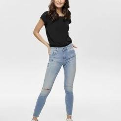 ONLY ONLVIC SS SOLID TOP NOOS WVN Dames T-Shirt - Maat 34 15 ONLY ONLVIC SS SOLID TOP NOOS WVN Dames T-Shirt - Maat 34 -Dameskleding Verkoop 550x732 17