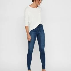 Noisy May NMCALLIE HW SKINNY JEANS VI021MB NOOS Dames Jeans - Maat 30 -Dameskleding Verkoop 550x732 8