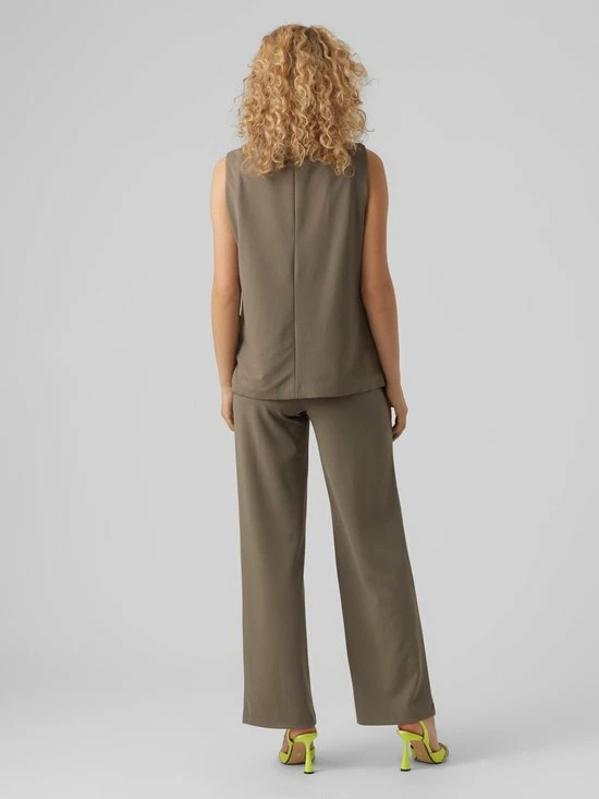 Vero Moda Vest Vmzamira Sl Oversized Waistcoat Noo 10274529 Bungee Cord Dames Maat - S 3 Vero Moda Vest Vmzamira Sl Oversized Waistcoat Noo 10274529 Bungee Cord Dames Maat - S - Afbeelding 3