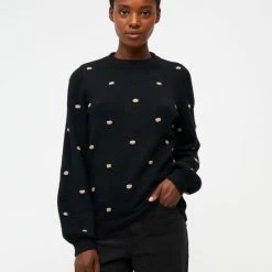 OBJECT OBJEVE NONSIA L/S PULLOVER AOP NOOS Dames Trui - Maat M -Dameskleding Verkoop 550x733 219