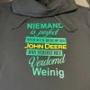 Sols Hoodie Maat S Groen Gele Opdruk. Niemand Is Perfect Maar Als Je Rijdt Op Een John Deere Scheelt Het Verdomd Weinig!