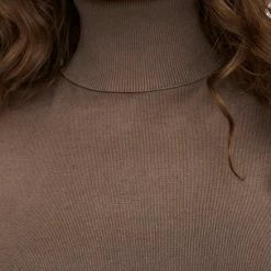 Only Trui Onlvenice Lifel/s Roll Pullover Knt 15183772 Walnut Dames Maat - S -Dameskleding Verkoop 550x733 324