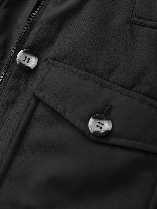 Versano Marry Parka Dames Winterjas XXL - Zwart 4 Versano Marry Parka Dames Winterjas XXL - Zwart - Afbeelding 4