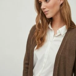 Vila Dames Vest - Bruin - Maat XS -Dameskleding Verkoop 550x733 404