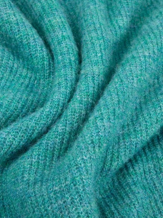 YDENCE Knitted Sweater Kiki - Turquoise Turquoise 3 YDENCE Knitted Sweater Kiki - Turquoise Turquoise - Afbeelding 3