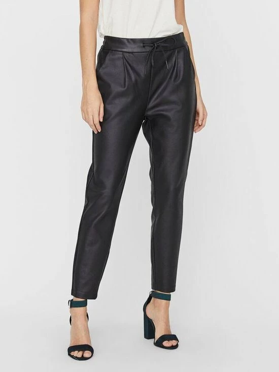 VERO MODA VMEVA MR LOOSE STRING COATED PNT GA NOOS Dames Broek - Maat XL X L34 4 VERO MODA VMEVA MR LOOSE STRING COATED PNT GA NOOS Dames Broek - Maat XL X L34 - Afbeelding 4