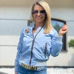 Subprime MHM Fashion - Dames Jas Zomer Bomber Jacket Tiger Heads Navy - Blauw - Maat S 3 Subprime MHM Fashion - Dames Jas Zomer Bomber Jacket Tiger Heads Navy - Blauw - Maat S -Dameskleding Verkoop 550x733 450