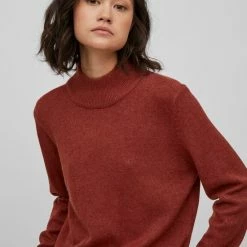 VILA VIRIL CREWNECK L/S KNIT TOP - NOOS Dames Trui - Maat XS -Dameskleding Verkoop 550x733 454