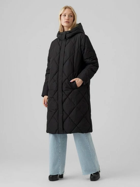 VERO MODA VMADELALOA LONG COAT GA BOOS Dames Jas - Maat S 5 VERO MODA VMADELALOA LONG COAT GA BOOS Dames Jas - Maat S - Afbeelding 5