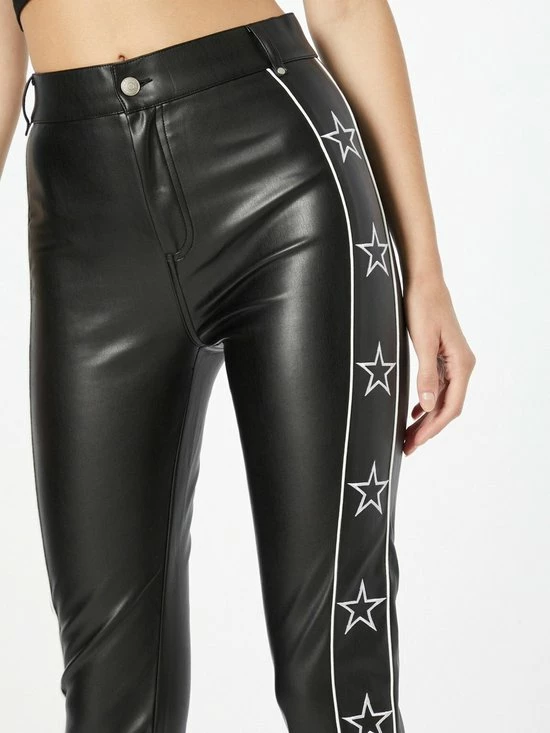 Colourful Rebel Chloe Star Broek Zwart Dames - Katoen - L 17 Colourful Rebel Chloe Star Broek Zwart Dames - Katoen - L - Afbeelding 17