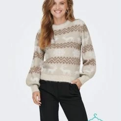 ONLY ONLXMAS FAIRISLE L/S PULLOVER KNT Dames Trui - Maat M -Dameskleding Verkoop 550x733 540