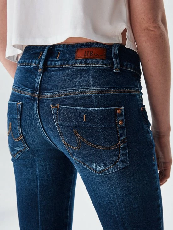 LTB Jeans LTB Molly M Jeans Volwassenen Donkerblauw 4 LTB Jeans LTB Molly M Jeans Volwassenen Donkerblauw - Afbeelding 4