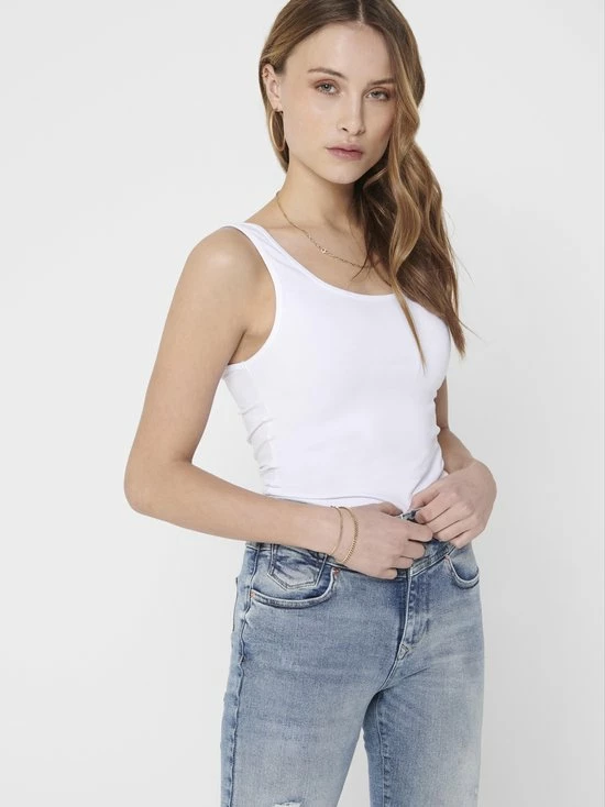 ONLY ONLLIVE LOVE S/L LONG TANK TOP NOOS Dames Top - Maat L 4 ONLY ONLLIVE LOVE S/L LONG TANK TOP NOOS Dames Top - Maat L - Afbeelding 4