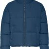 Only Jas Onldolly Short Puffer Jacket Otw No 15205371 Dark Denim Dames Maat - L