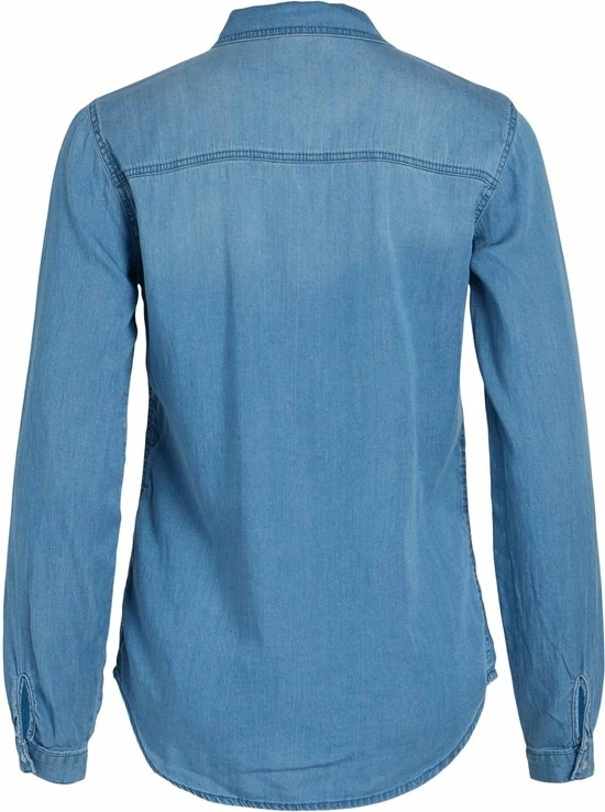 VILA VIBISTA DENIM SHIRT/SU-NOOS Dames Blouse - Maat L 16 VILA VIBISTA DENIM SHIRT/SU-NOOS Dames Blouse - Maat L - Afbeelding 16