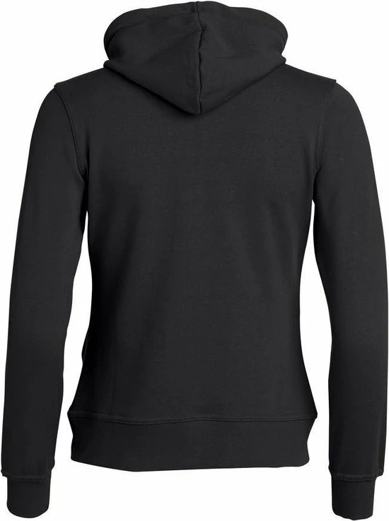 Clique Basic Hoody Full Zip Ds Zwart L 2 Clique Basic Hoody Full Zip Ds Zwart L - Afbeelding 2