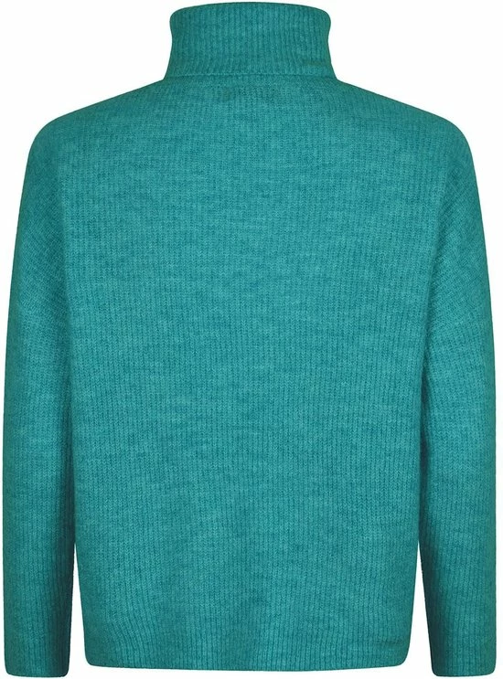 YDENCE Knitted Sweater Kiki - Turquoise Turquoise 2 YDENCE Knitted Sweater Kiki - Turquoise Turquoise - Afbeelding 2